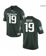 Women's Josh Butler Michigan State Spartans #19 Nike NCAA Green Authentic College Stitched Football Jersey TW50F88GC